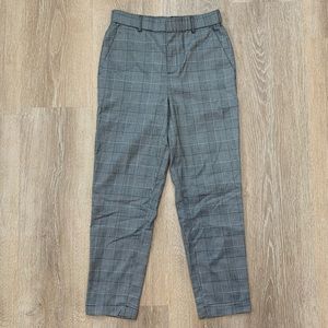 GREY PLAID PANTS